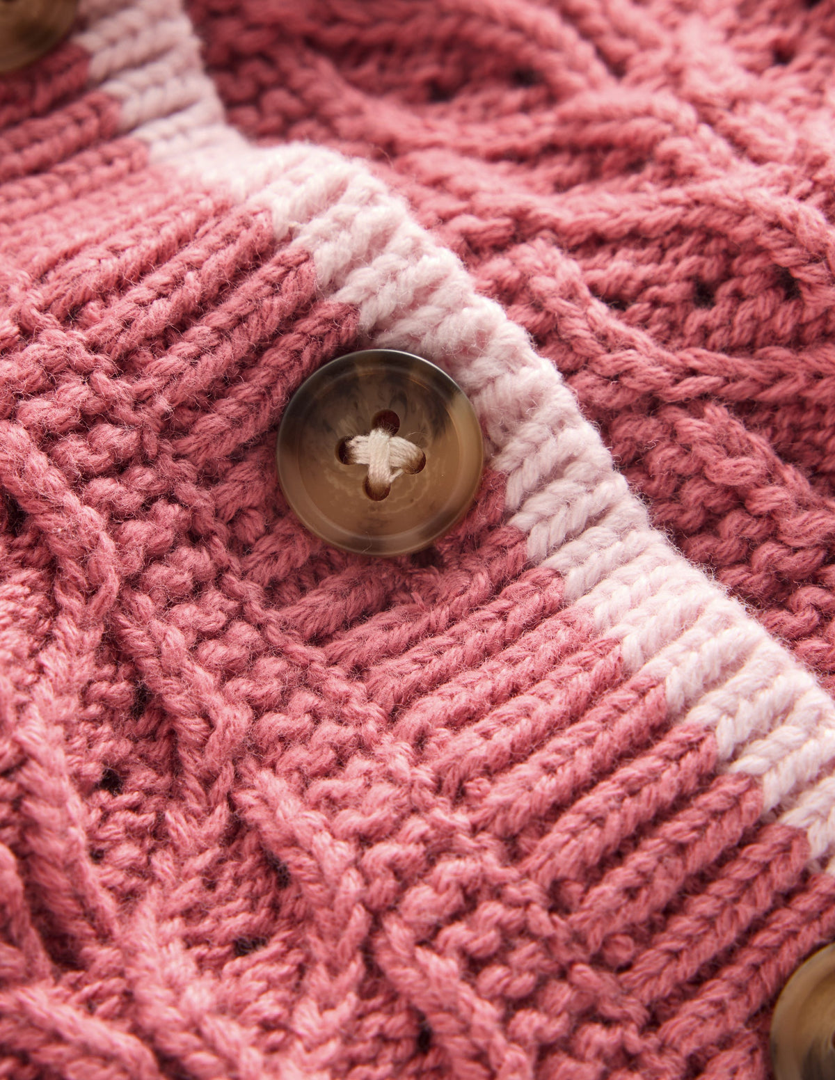 Hübsche Baumwoll-Strickjacke-Graurosa-3