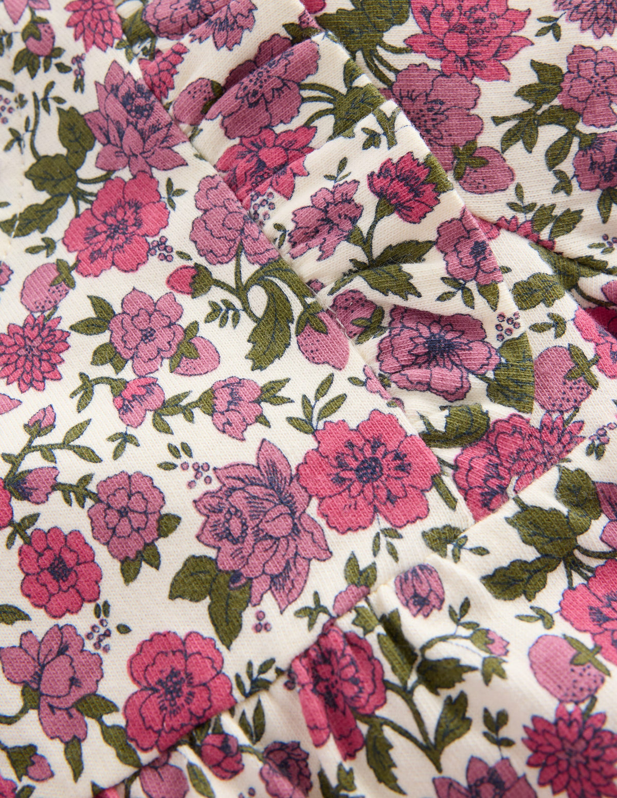 Ensemble avec tunique en jersey-Lit de fleurs rose vintage - Image 2