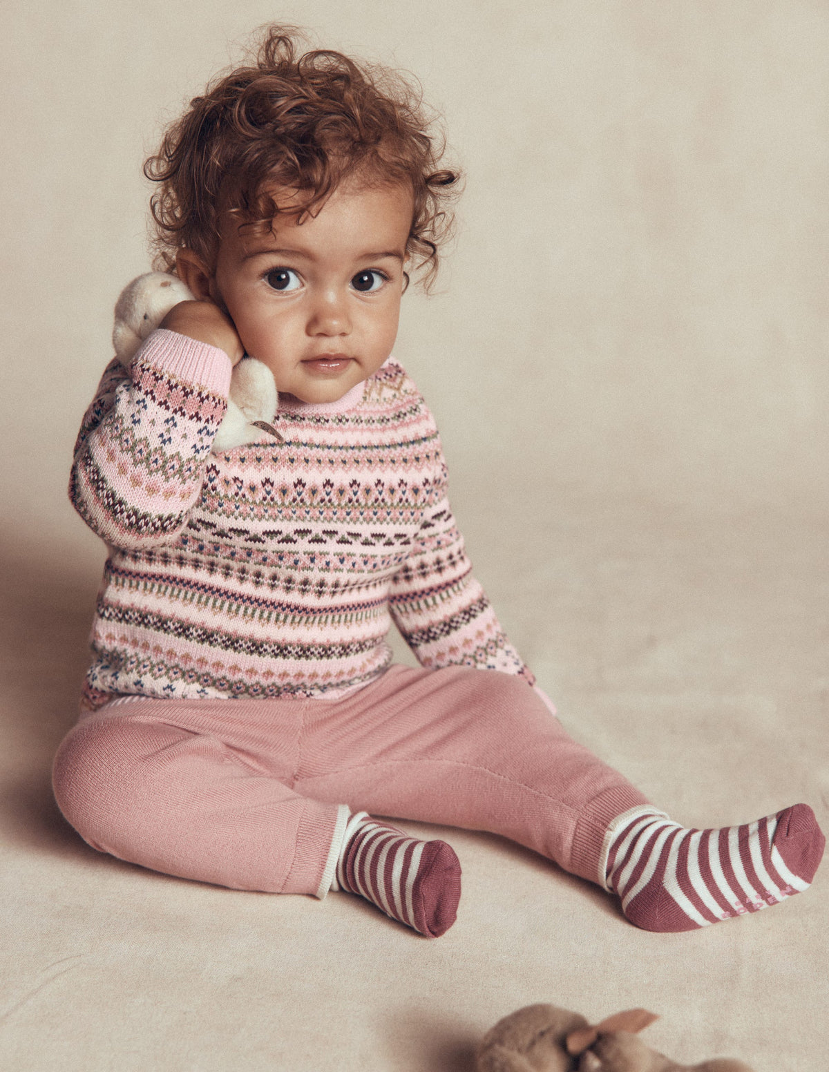 Fair-Isle-Strickpullover-Set-Rosa Heide - Image 2