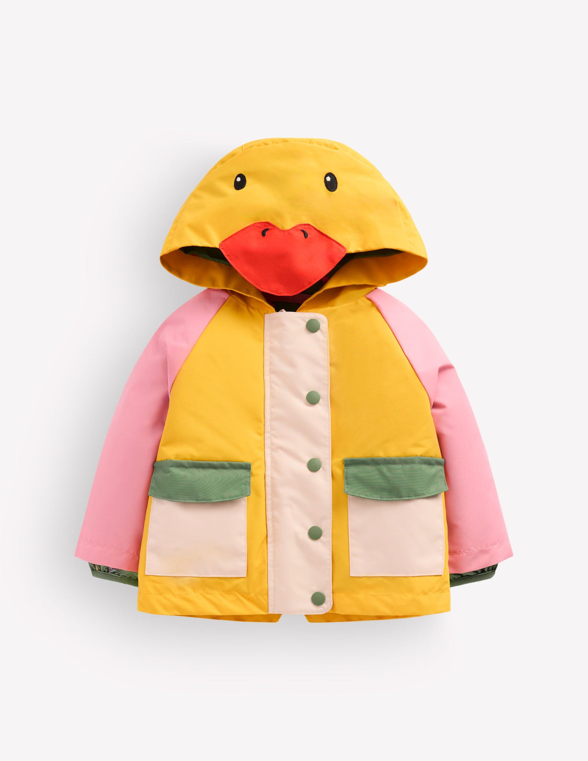 Wasserabweisender 3-in-1-Mantel-Color Blocking Ente-6