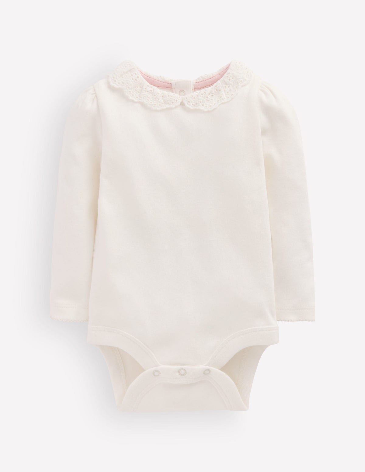 Broderie Collared Body-Ivory - Image 1