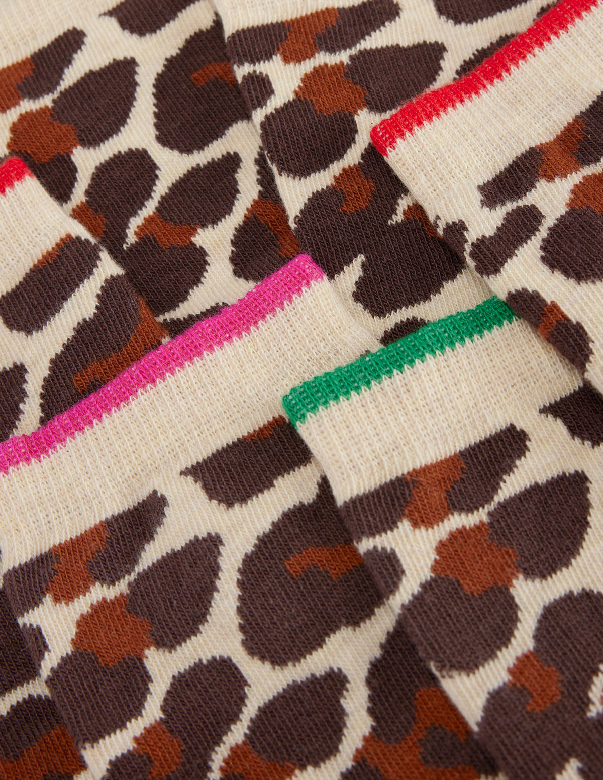 Originelle Socken im 3er-Pack-Leopardenmuster Bunt - Image 3