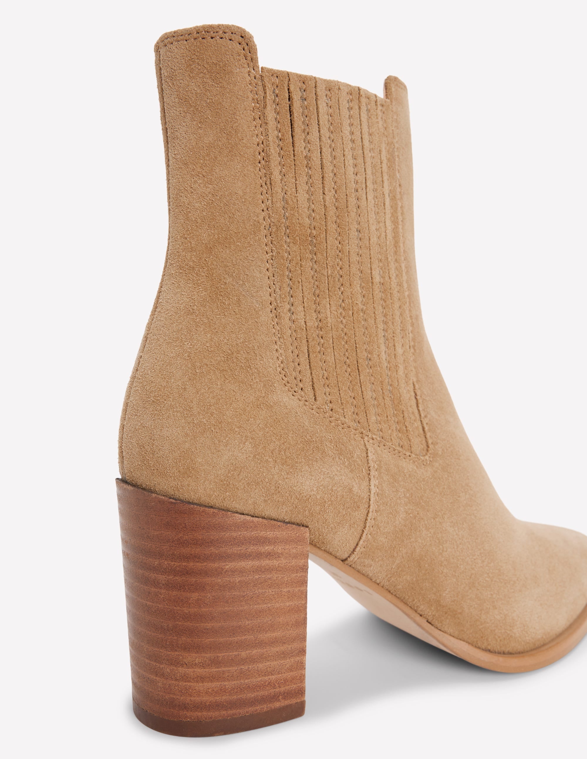 Legere Stiefeletten mit spitzer Zehenpartie-Tabakbraun - Image 4