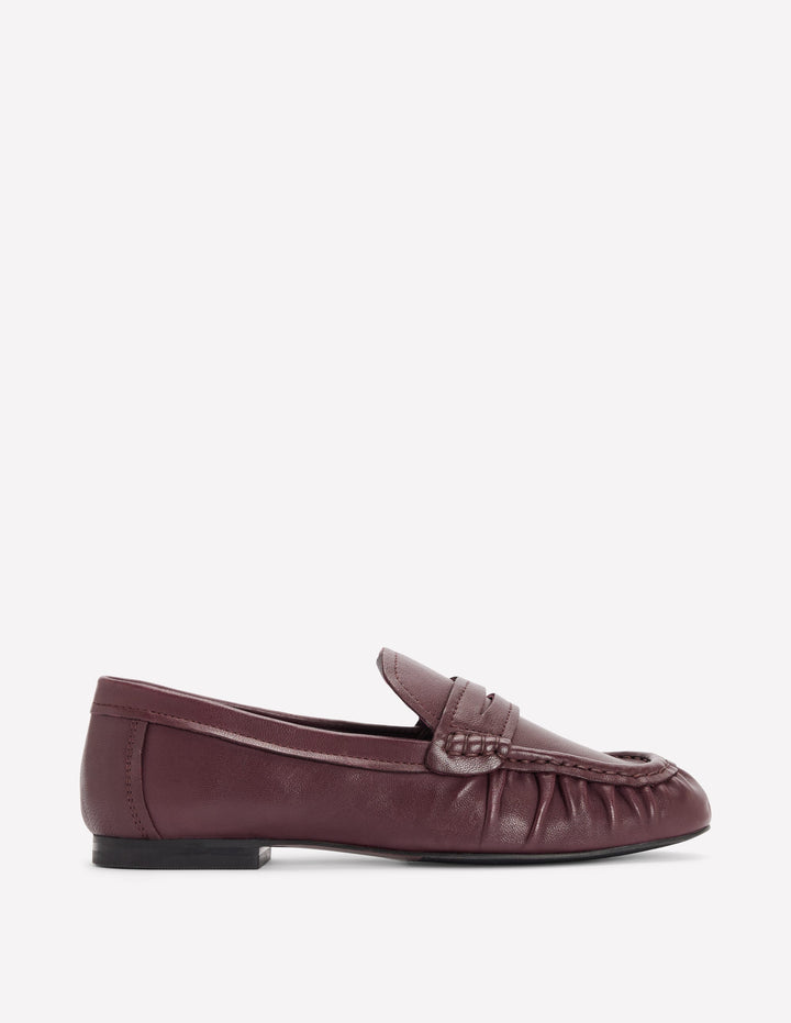 Superweiche, flexible Loafer-Oxblood
