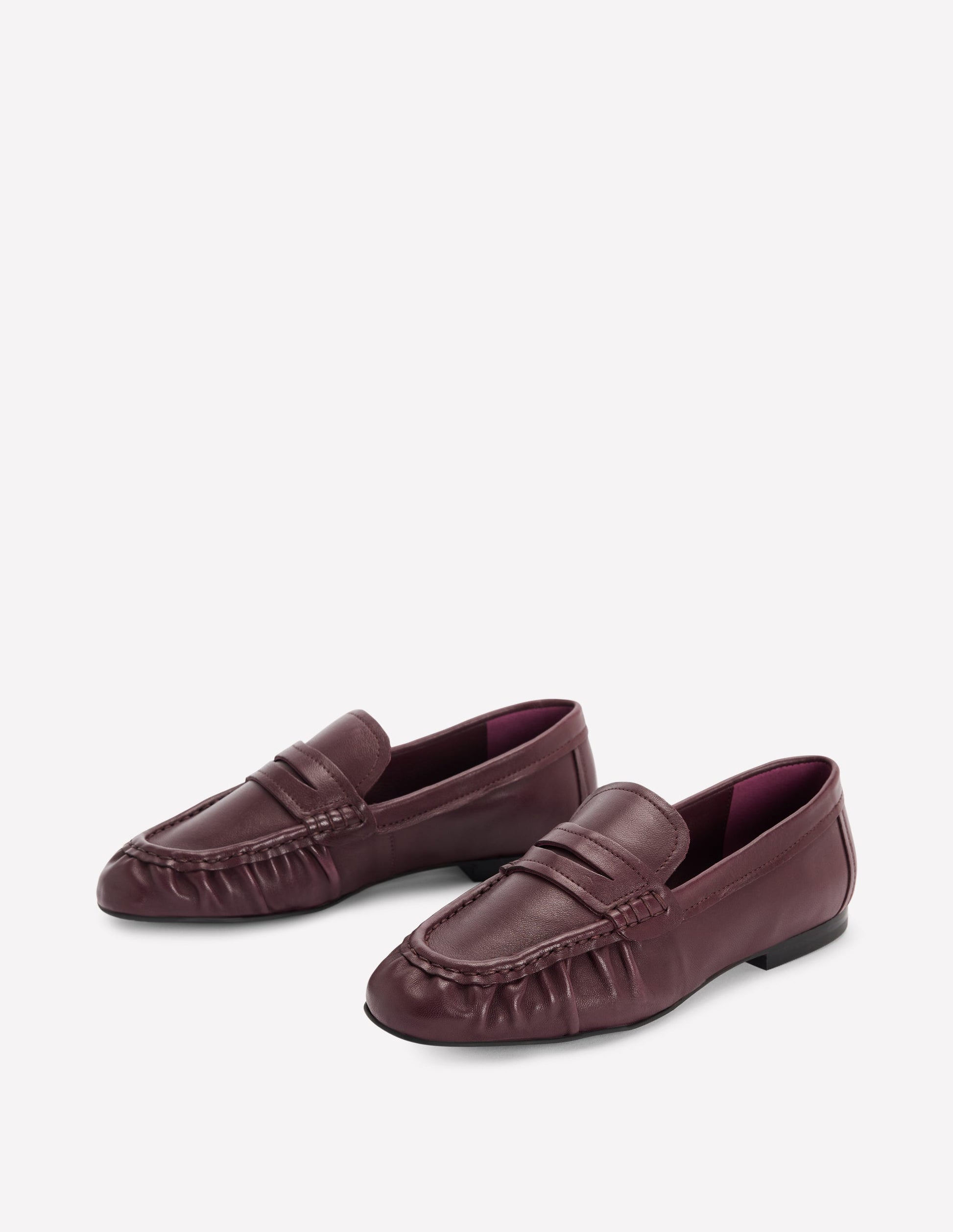 Superweiche, flexible Loafer-Oxblood-4