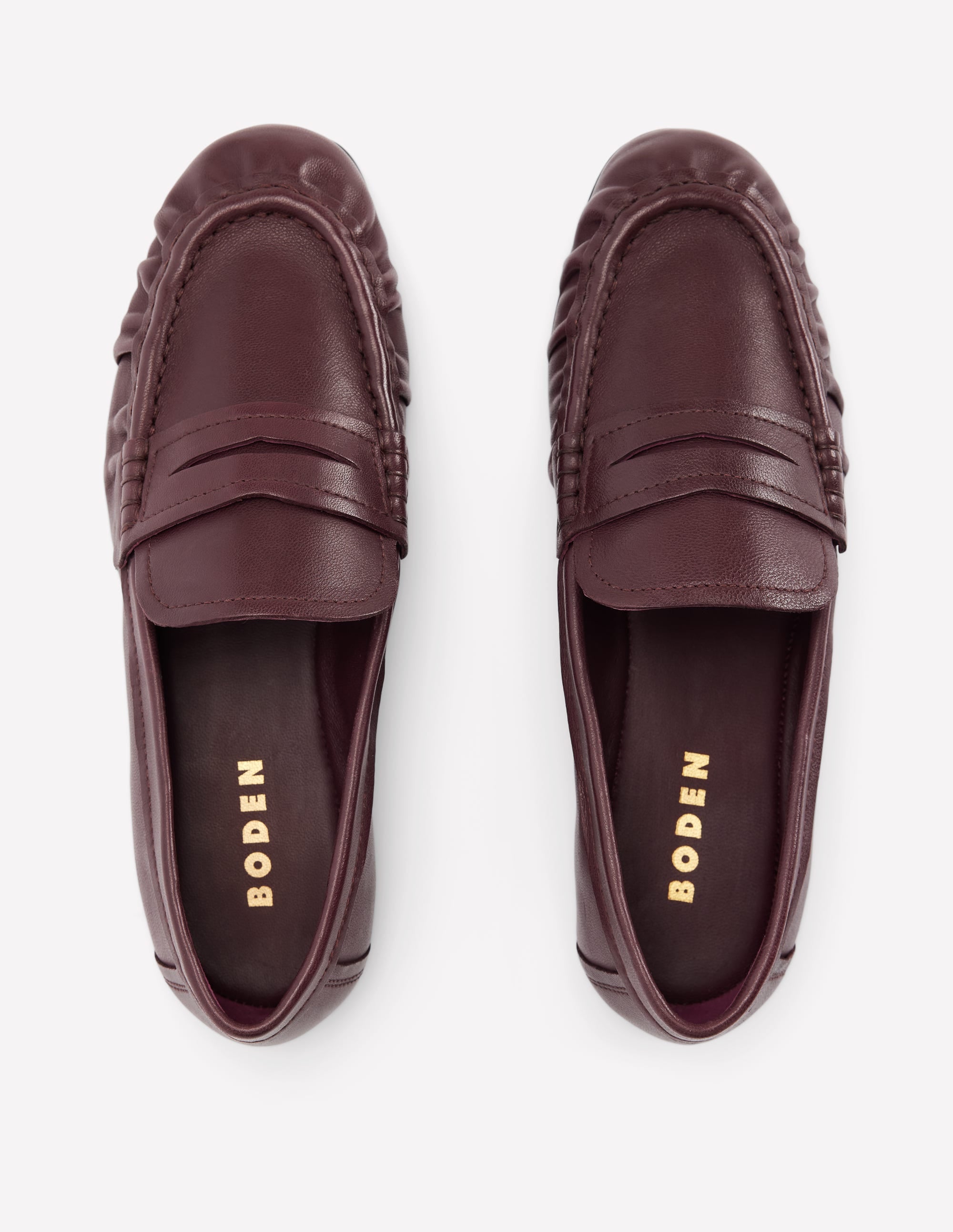 Superweiche, flexible Loafer-Oxblood - Image 6