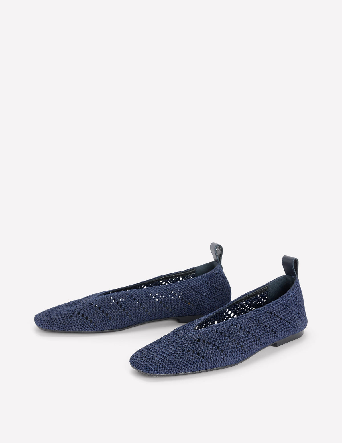 Strick-Ballerinas-Marineblau - Image 3