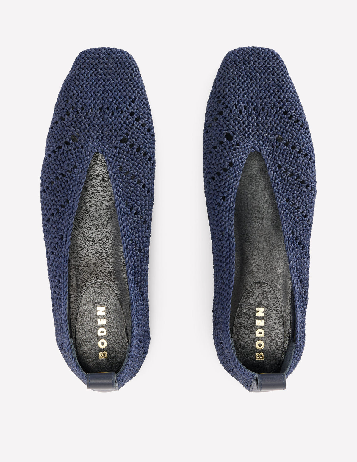 Strick-Ballerinas-Marineblau-5