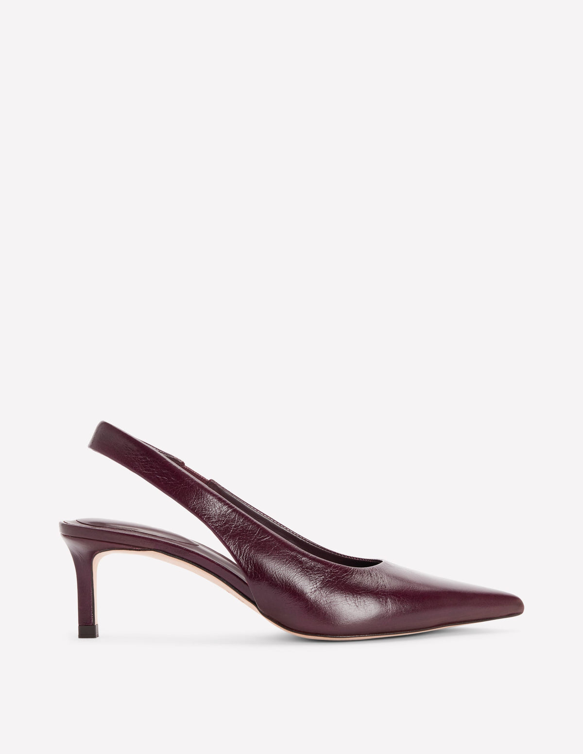 Hope Slingbacks mit Absatz-Weinrot - Image 1