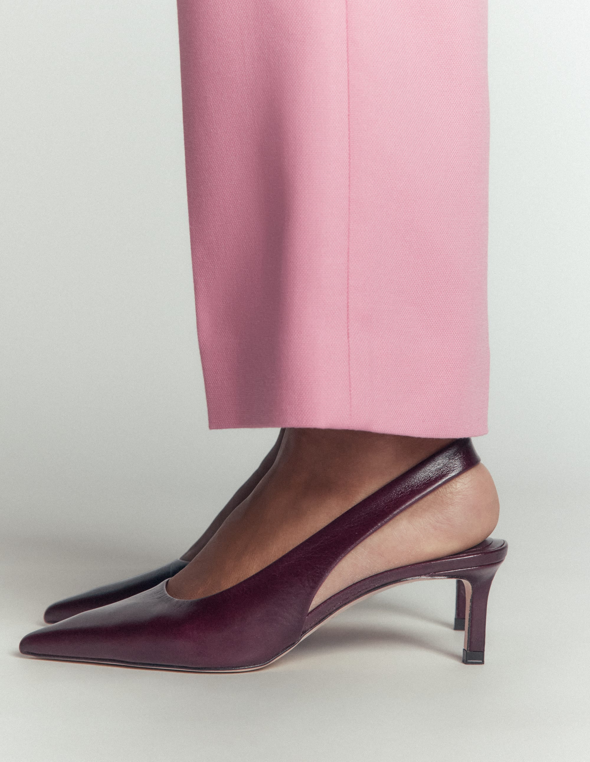 Hope Slingbacks mit Absatz-Weinrot - Image 2