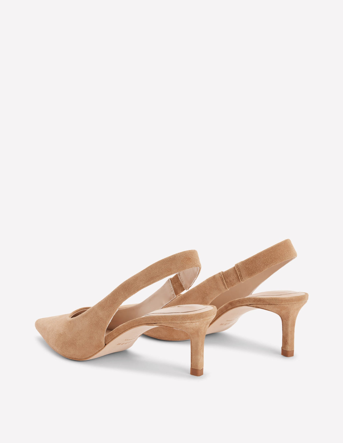 Hope Slingbacks mit Absatz-Macchiato Wildleder - Image 6