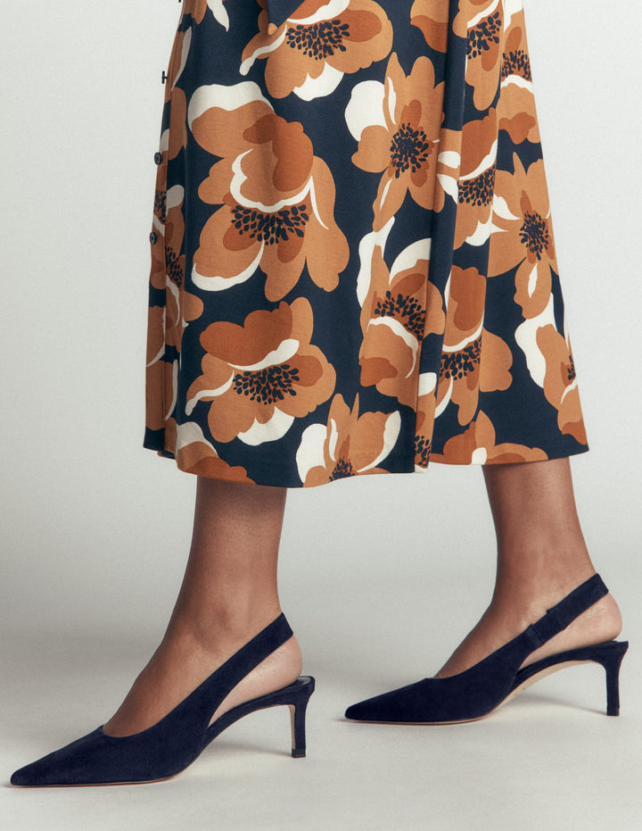 Hope Slingbacks mit Absatz-Dunkles Navy