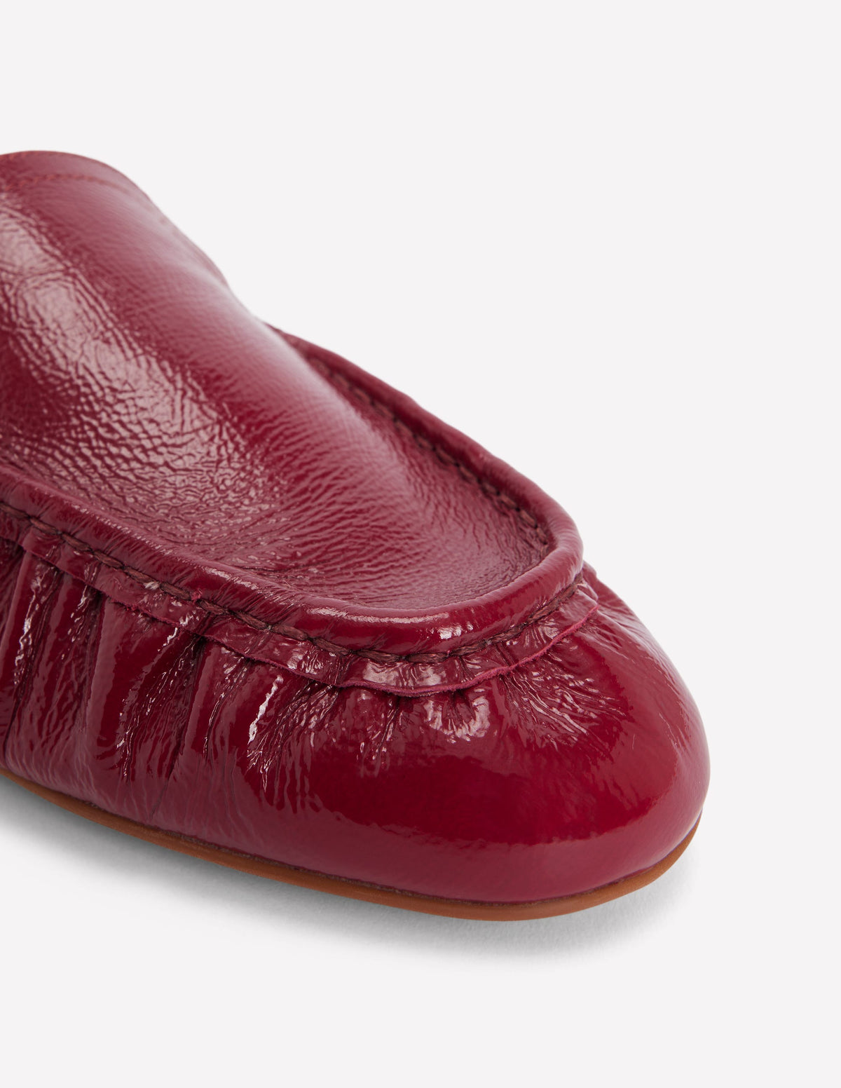 Dinah Flexible Loafer für jeden Tag-Weinrot Lack-4