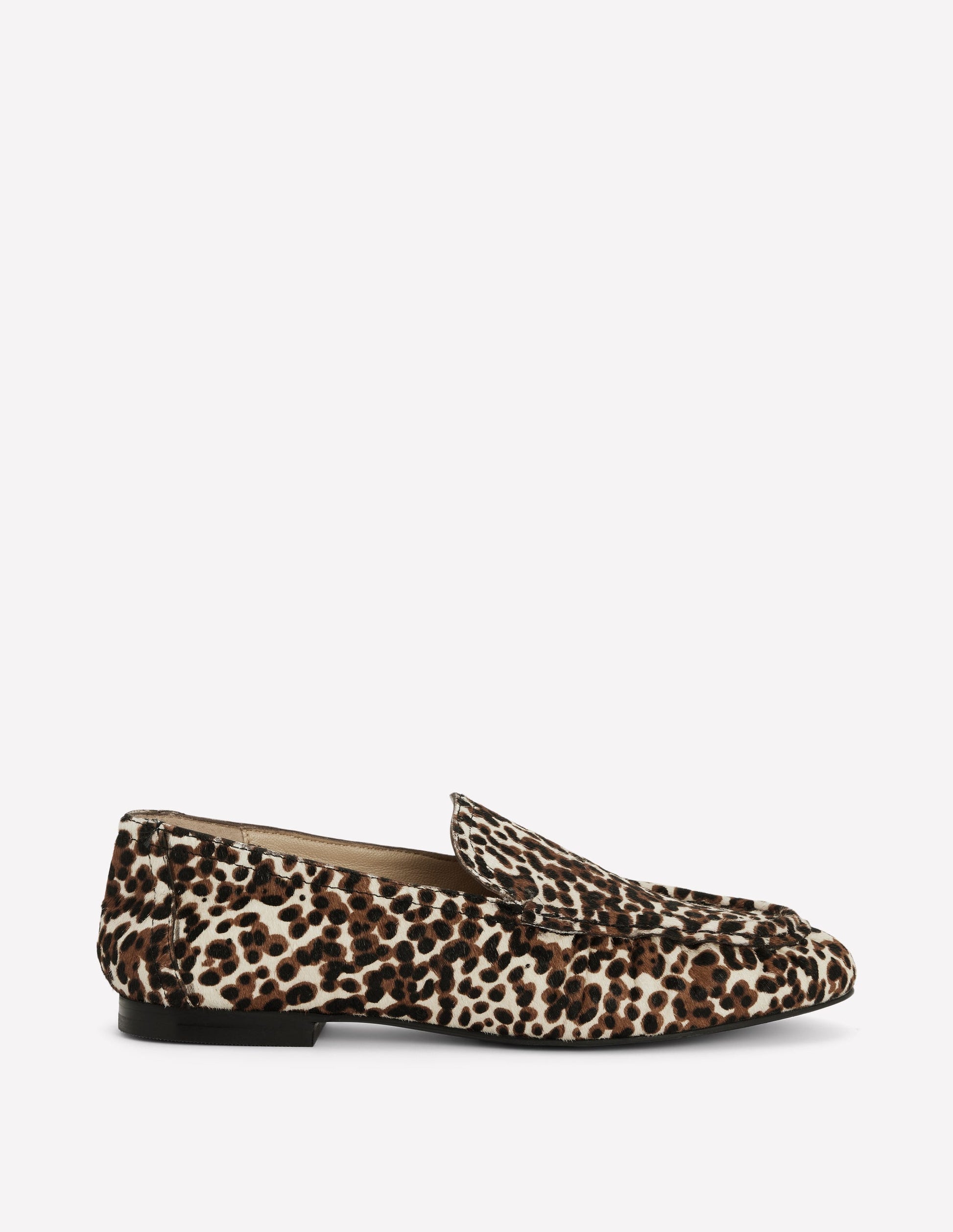 Mocassins souples Dinah pour tous les jours-Moucheté noir et ivoire-1