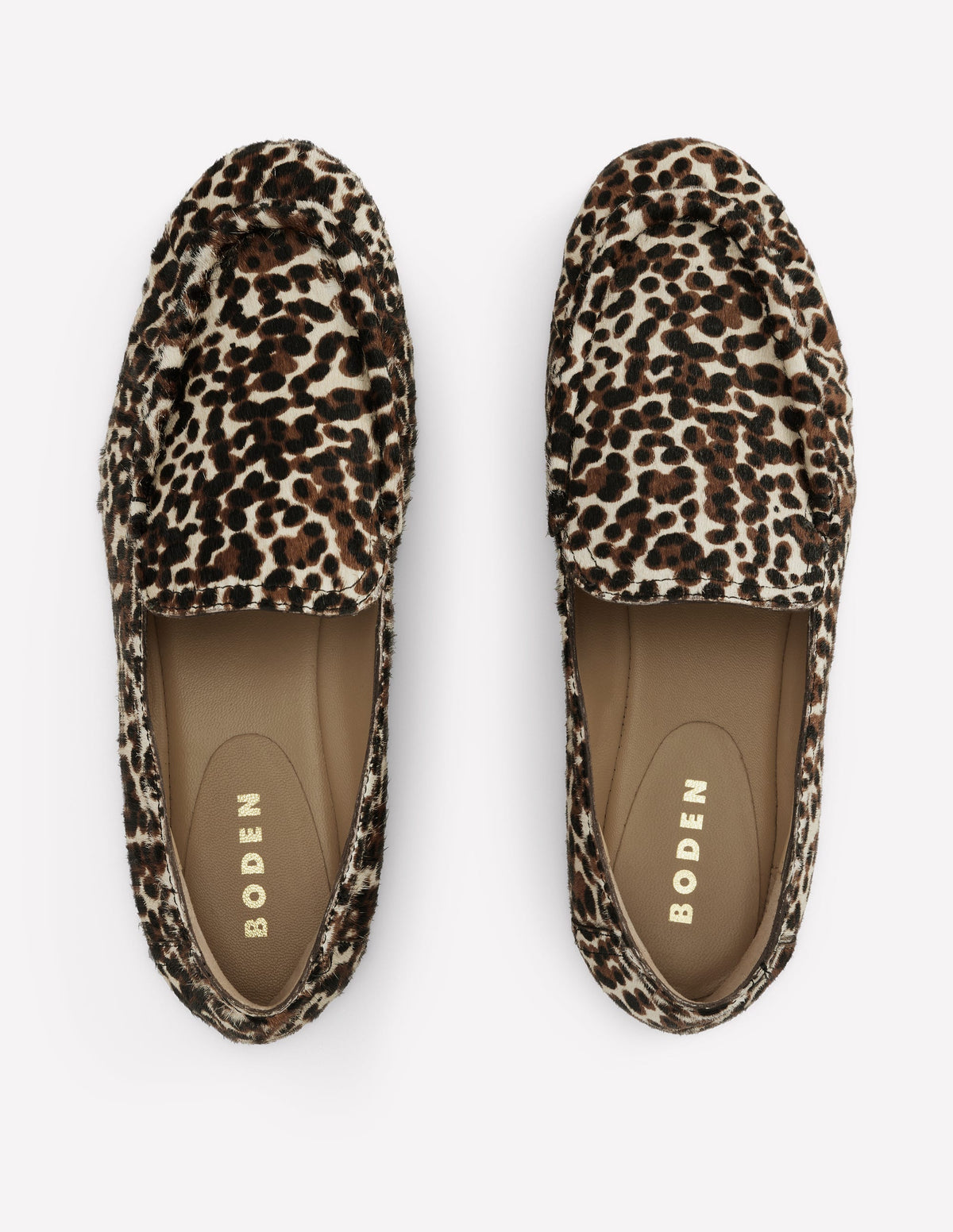 Mocassins souples Dinah pour tous les jours-Moucheté noir et ivoire-5