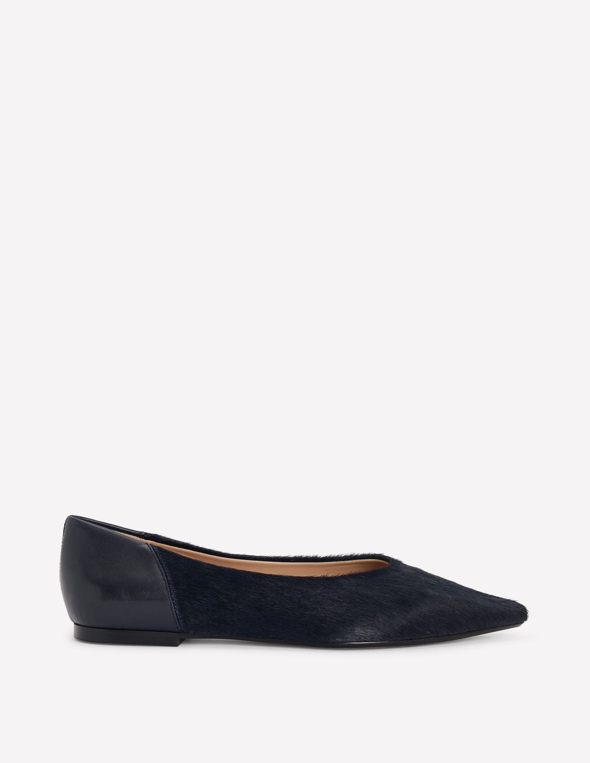 Nigella Flache Schuhe mit spitzer Zehenpartie-Marineblau-1