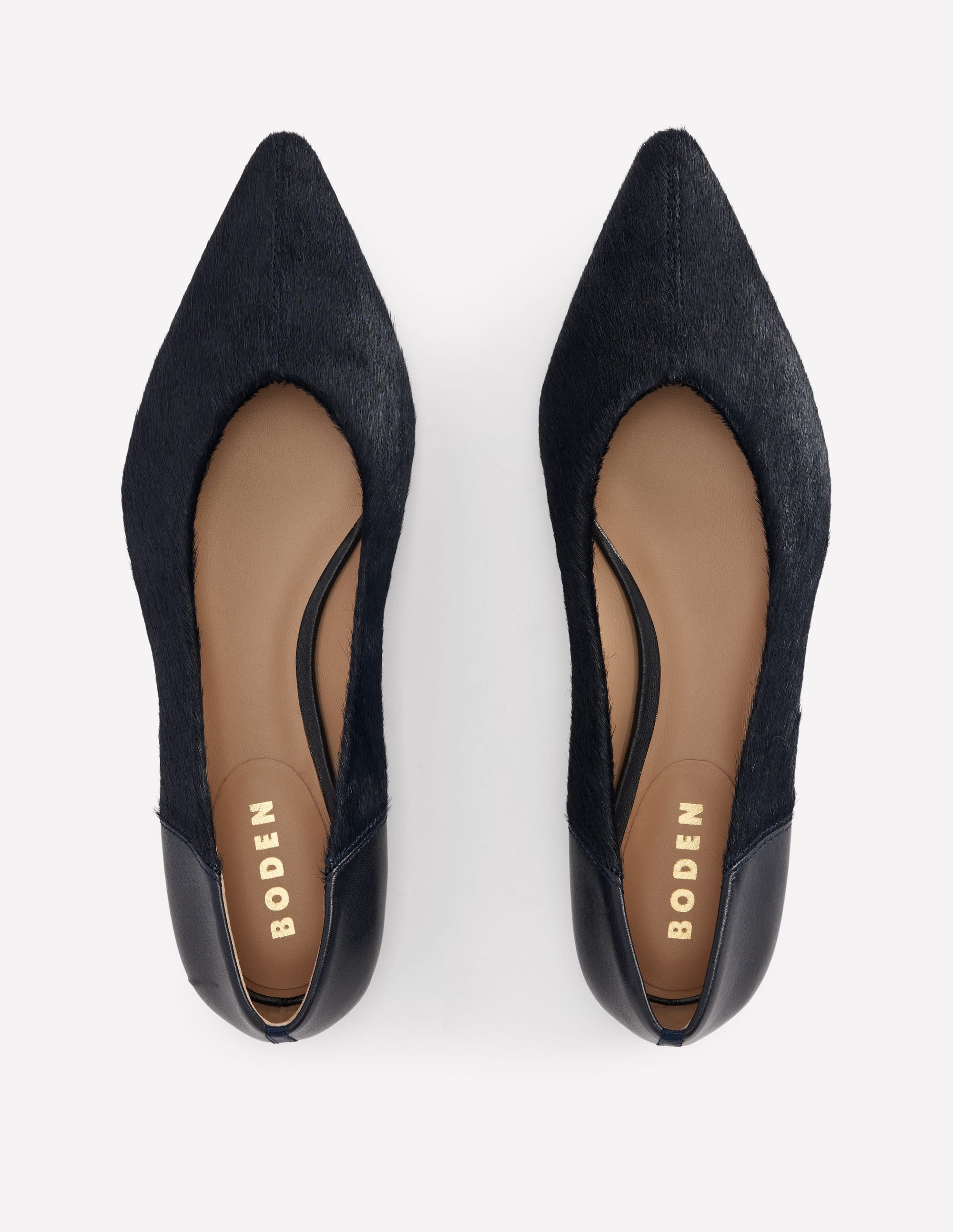 Nigella Flache Schuhe mit spitzer Zehenpartie-Marineblau - Image 5