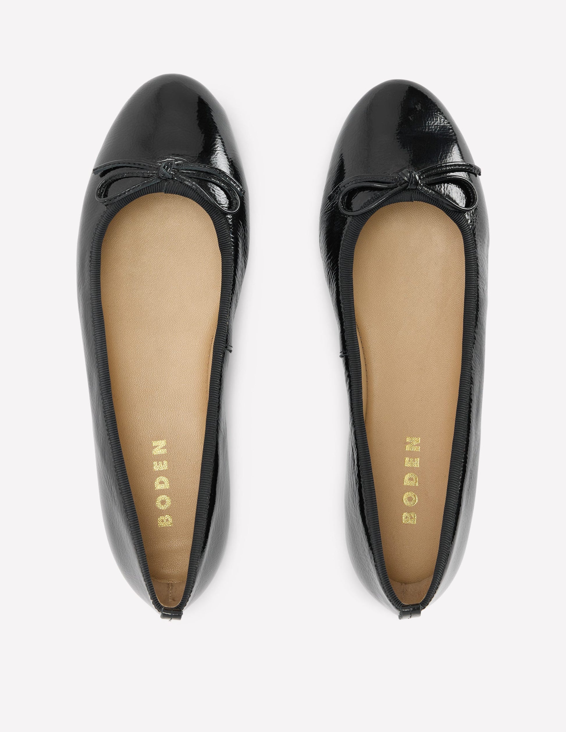 Patti Ballerinas mit runder Zehenpartie-Schwarz-5
