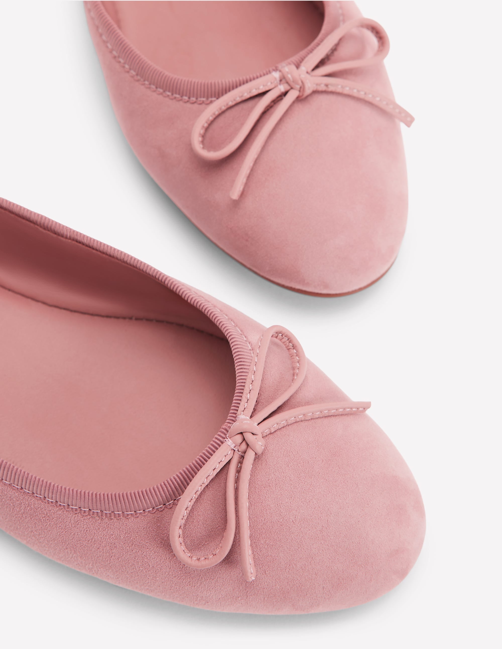 Patti Round Toe Ballet Flats-Blush - Image 4