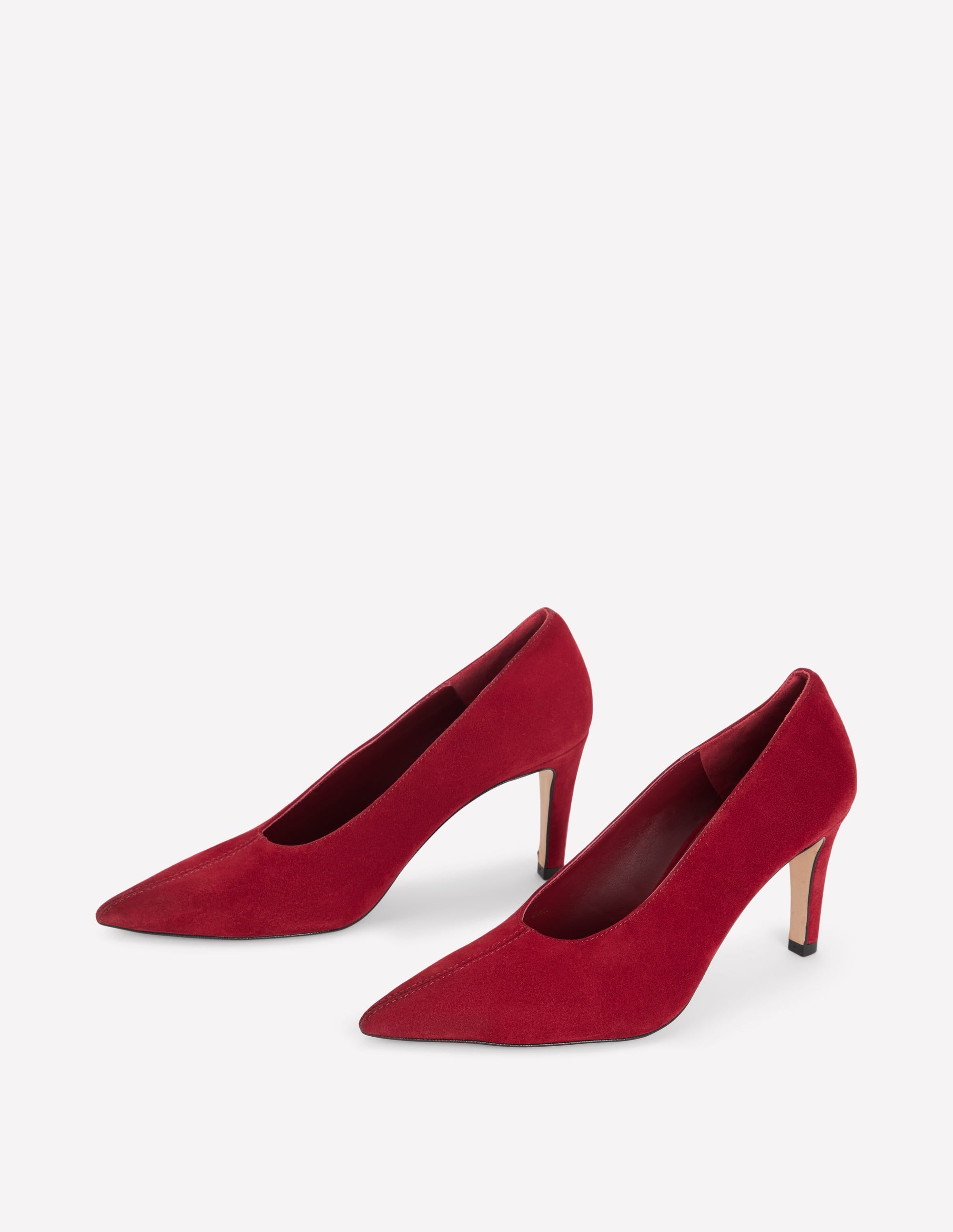 Pumps mit spitzer Zehenpartie-Oxblood - Image 3