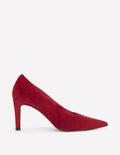 Pumps mit spitzer Zehenpartie-Oxblood