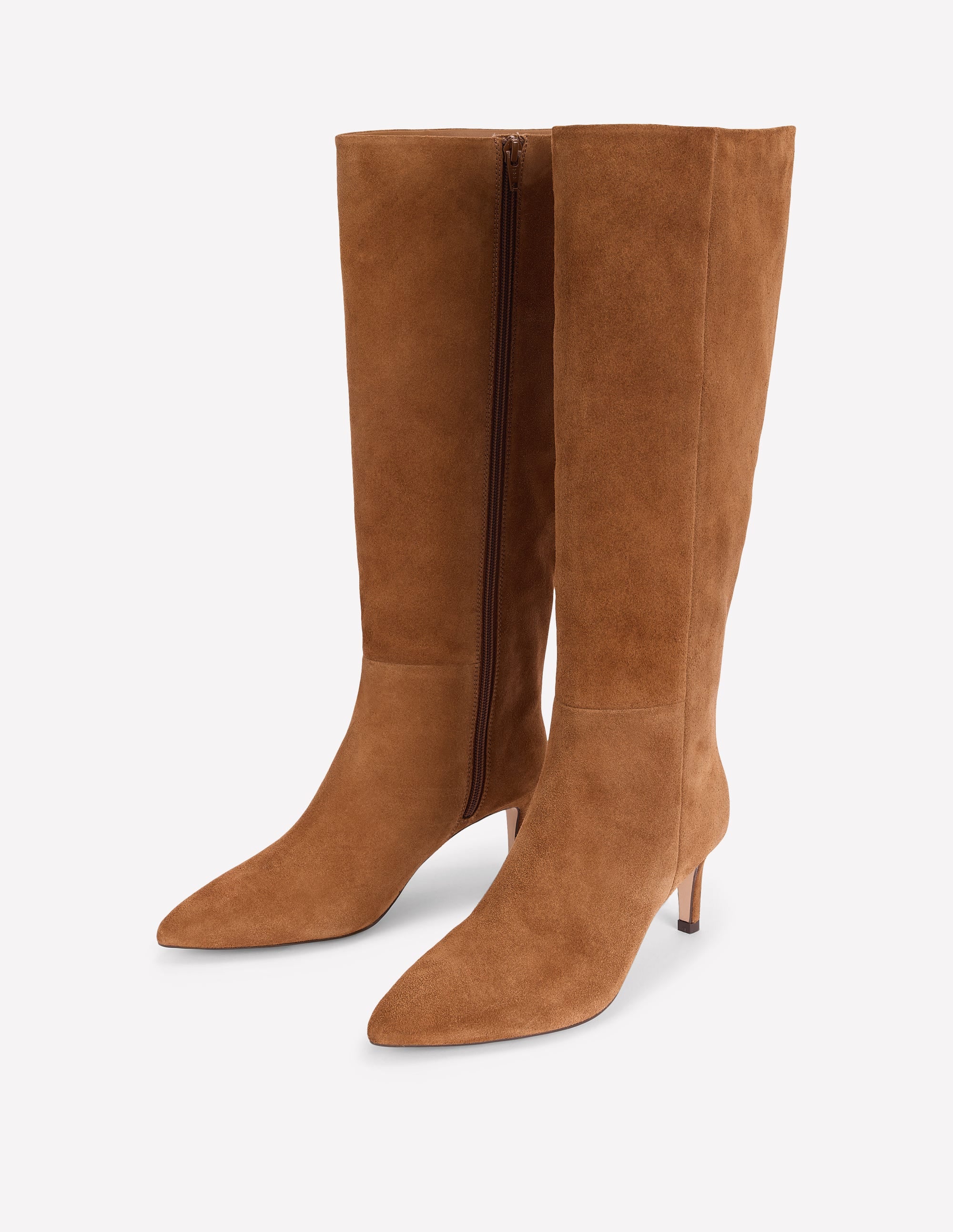 Bottes droites à talons-Mordoré - Image 3