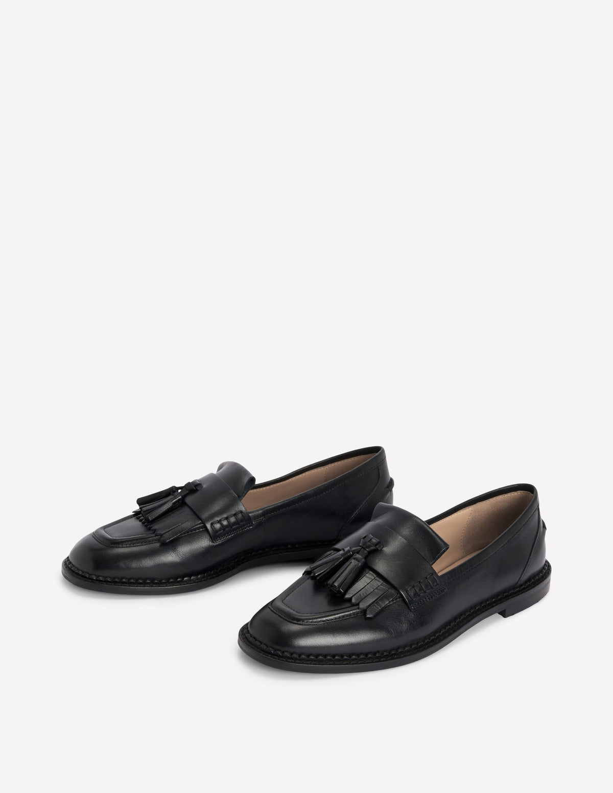 Nya Flache Ghillie-Loafer-Schwarz-3