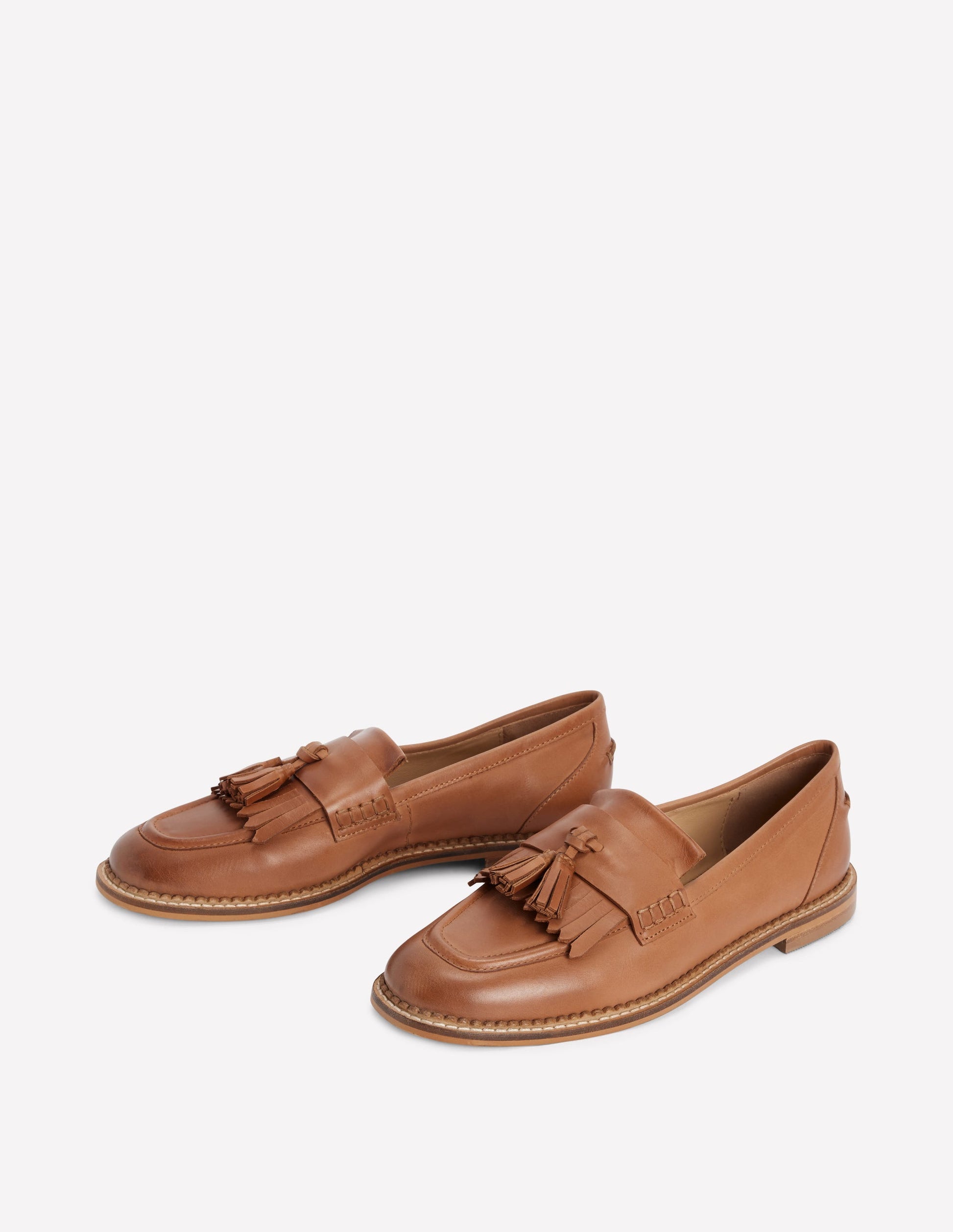 Nya Flache Ghillie-Loafer-Hellbraun-3
