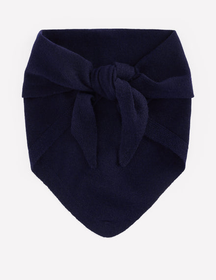 Cashmere Neckerchief-Navy