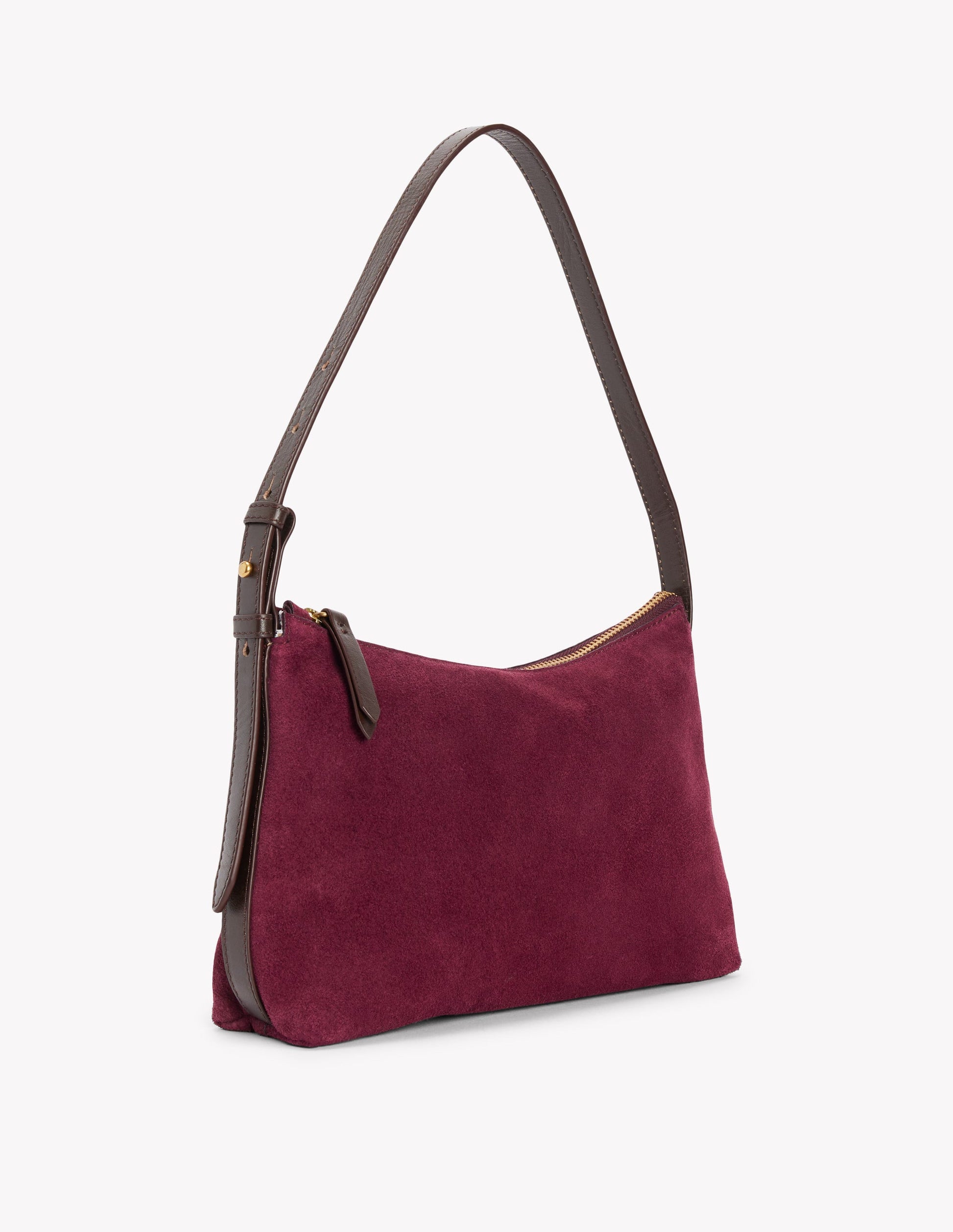 Allegra Lässige Schultertasche-Burgunderrot-3