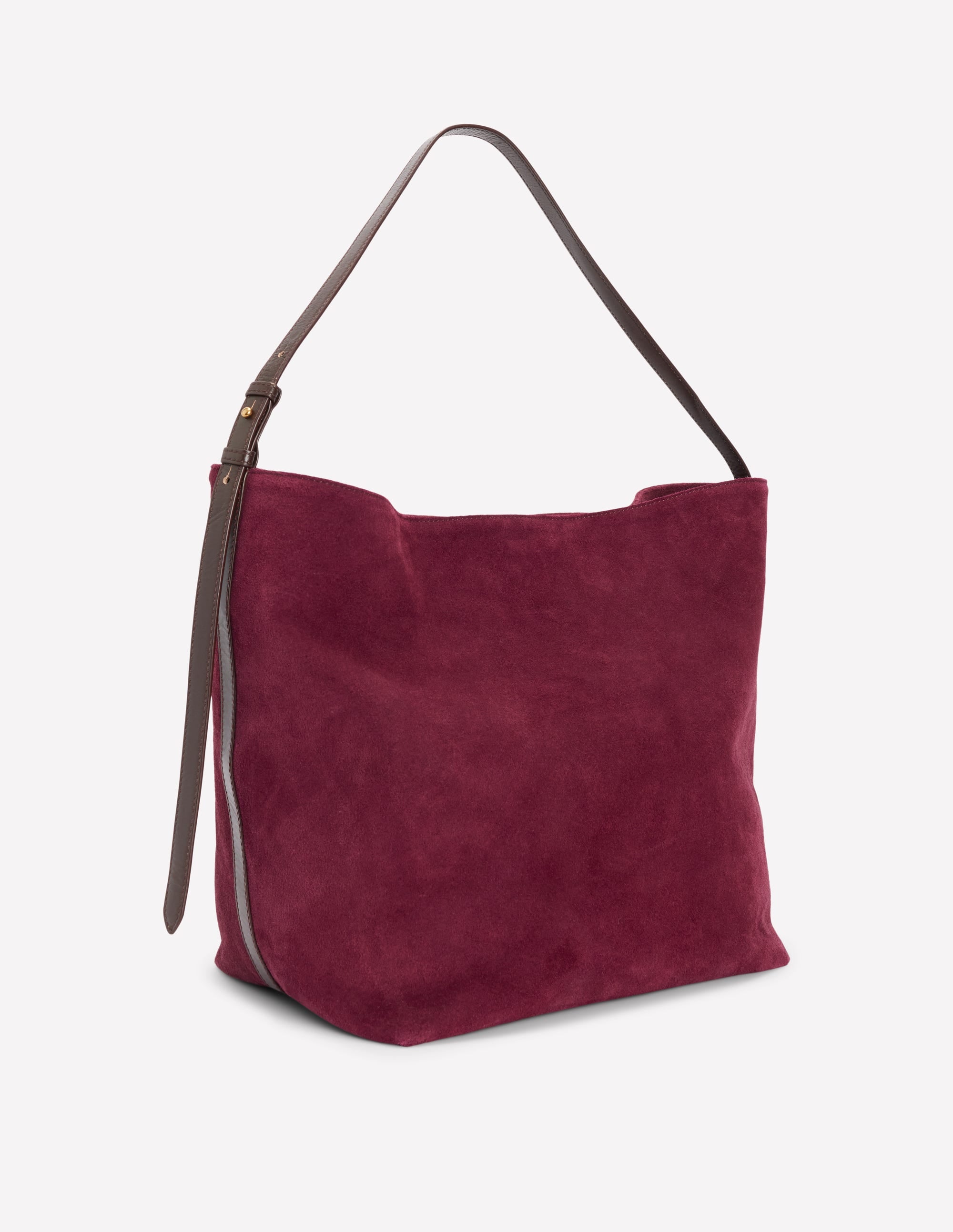 Allegra Medium Slouchy Tote-Burgundy - Image 4