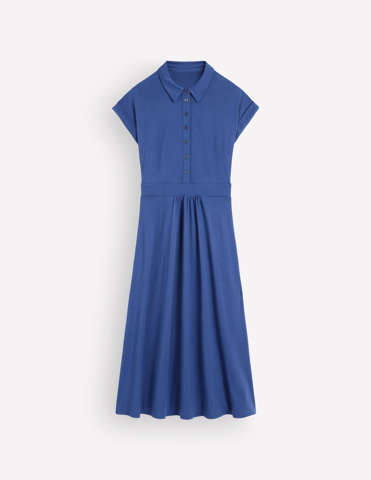 Fae Jersey-Hemdblusenkleid-Denim-Blau - Image 7