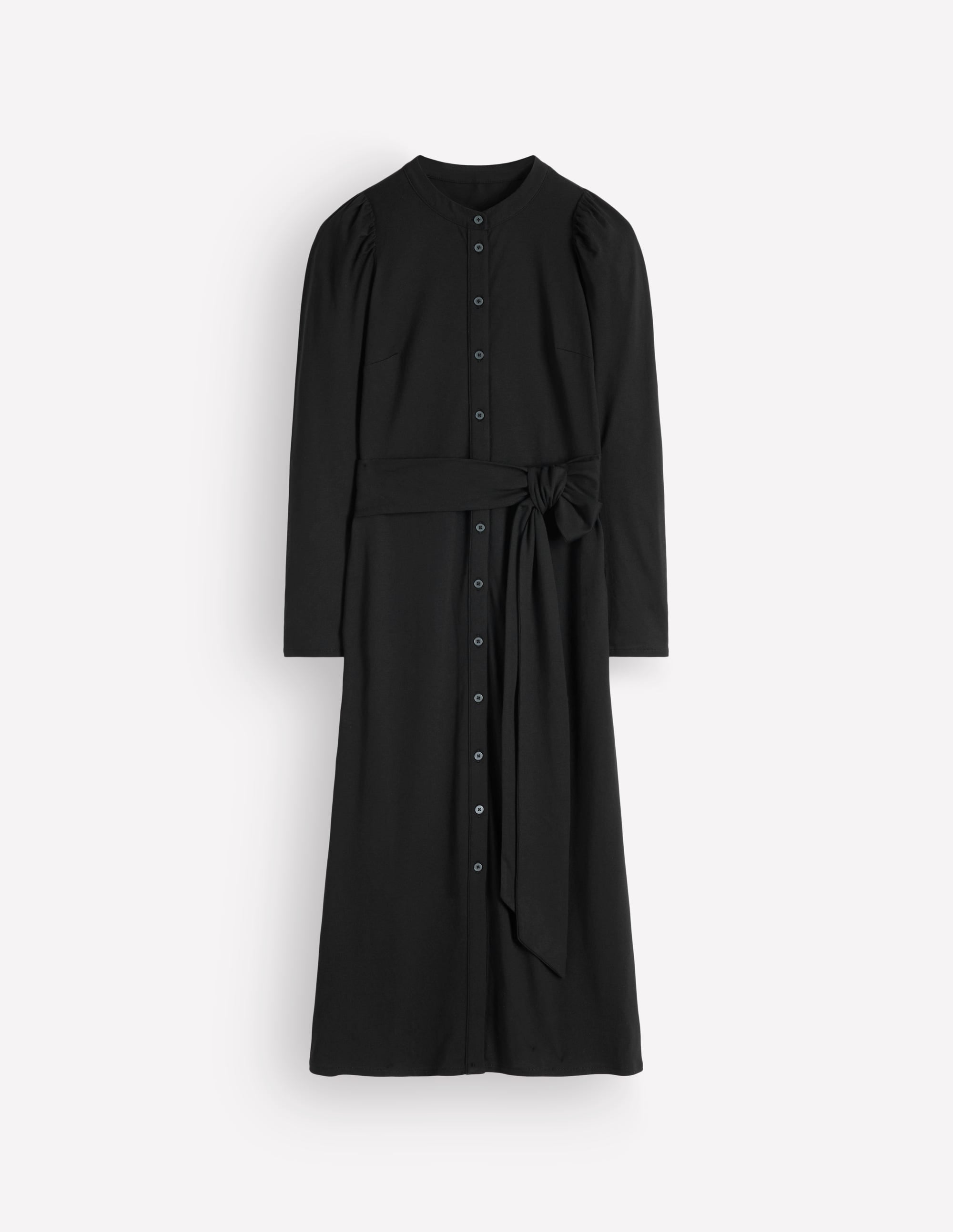Honor Säulen-Midikleid aus Jersey-Schwarz - Image 4
