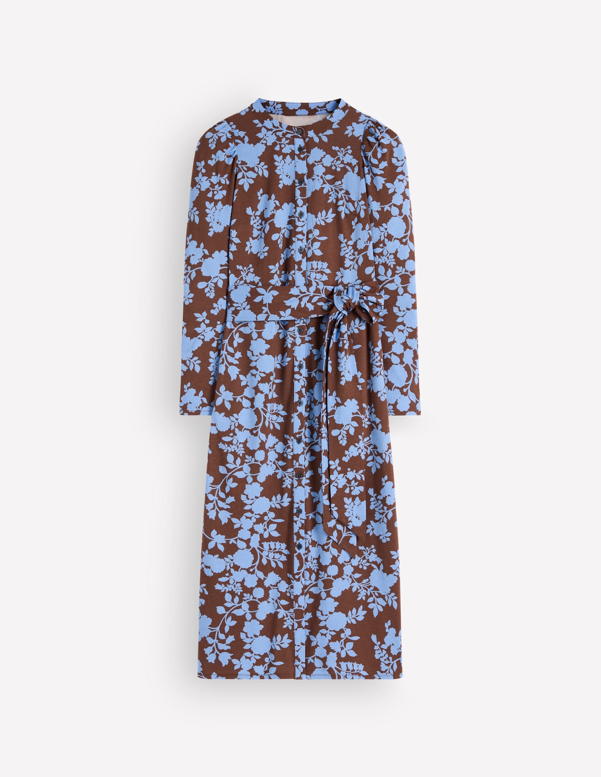 Honor Säulen-Midikleid aus Jersey-Umbra, Bouquet-Brise-7