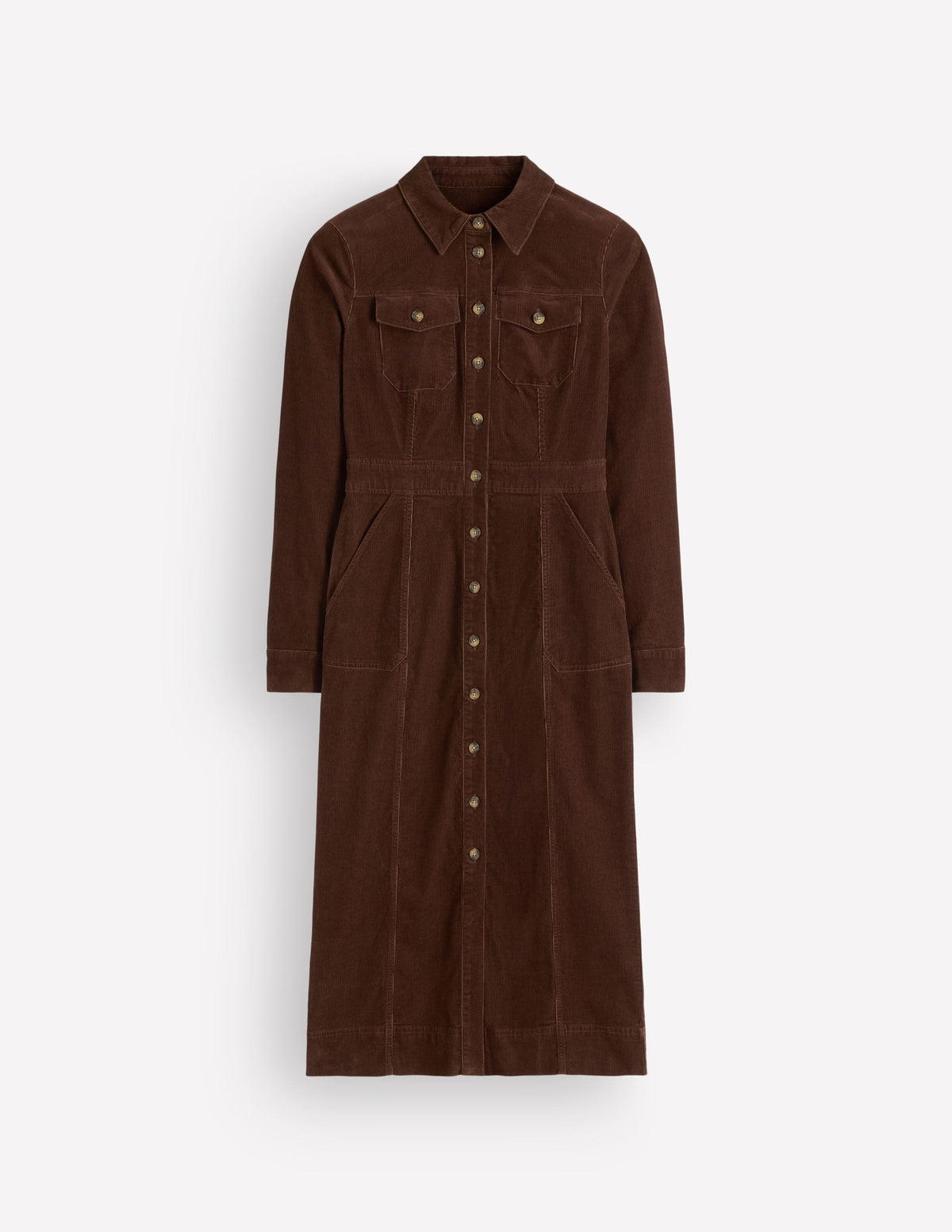 Fleur Cord-Midikleid-Raue Umbra-7