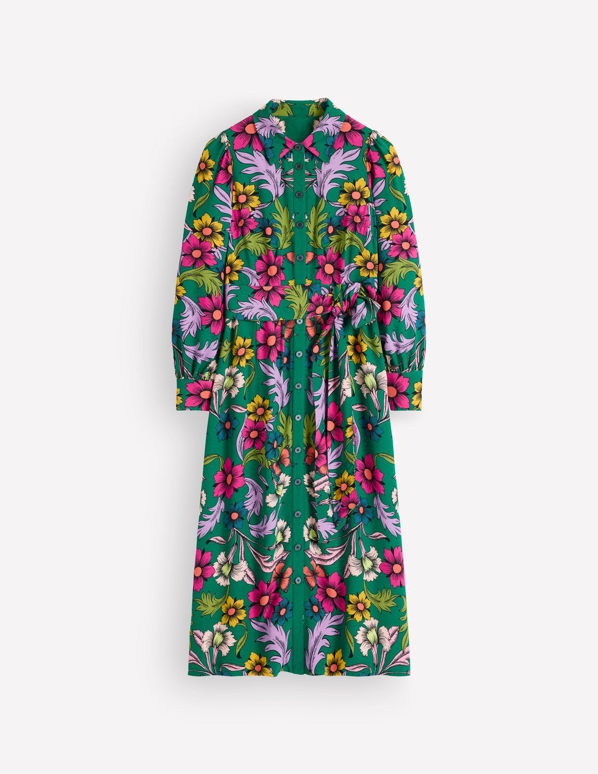 Maeve Hemdblusenkleid für besondere Anlässe-Schmucksteingrün, Schmetterlingsstrauß-7
