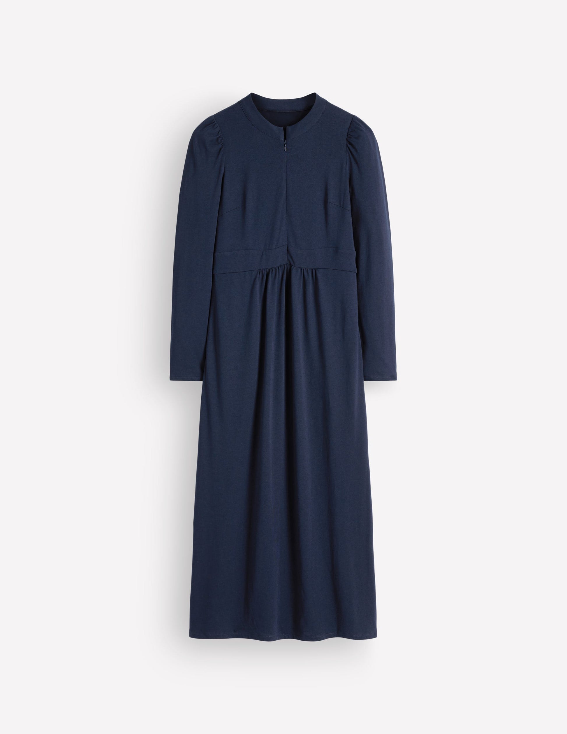 Hope Jerseykleid mit Reißverschlussdetail-Marineblau-5