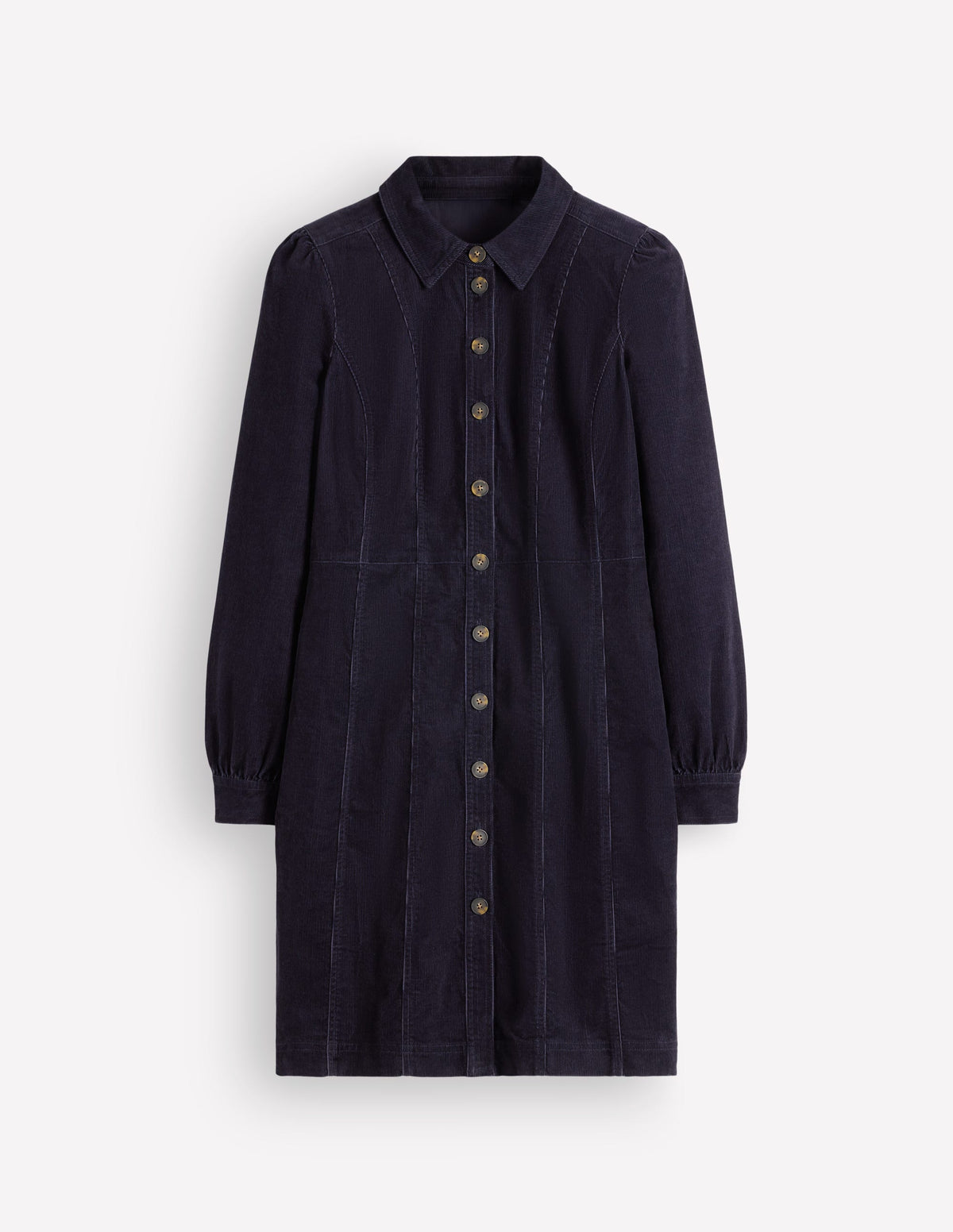 Rhoda Cord Short Dress-Navy - Image 7