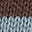 Lucy Lockere Strickjacke aus Baumwolle-Leuchtendes Blau, Color Blocking