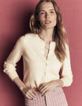 Cardigan Camilla en coton-Ivoire