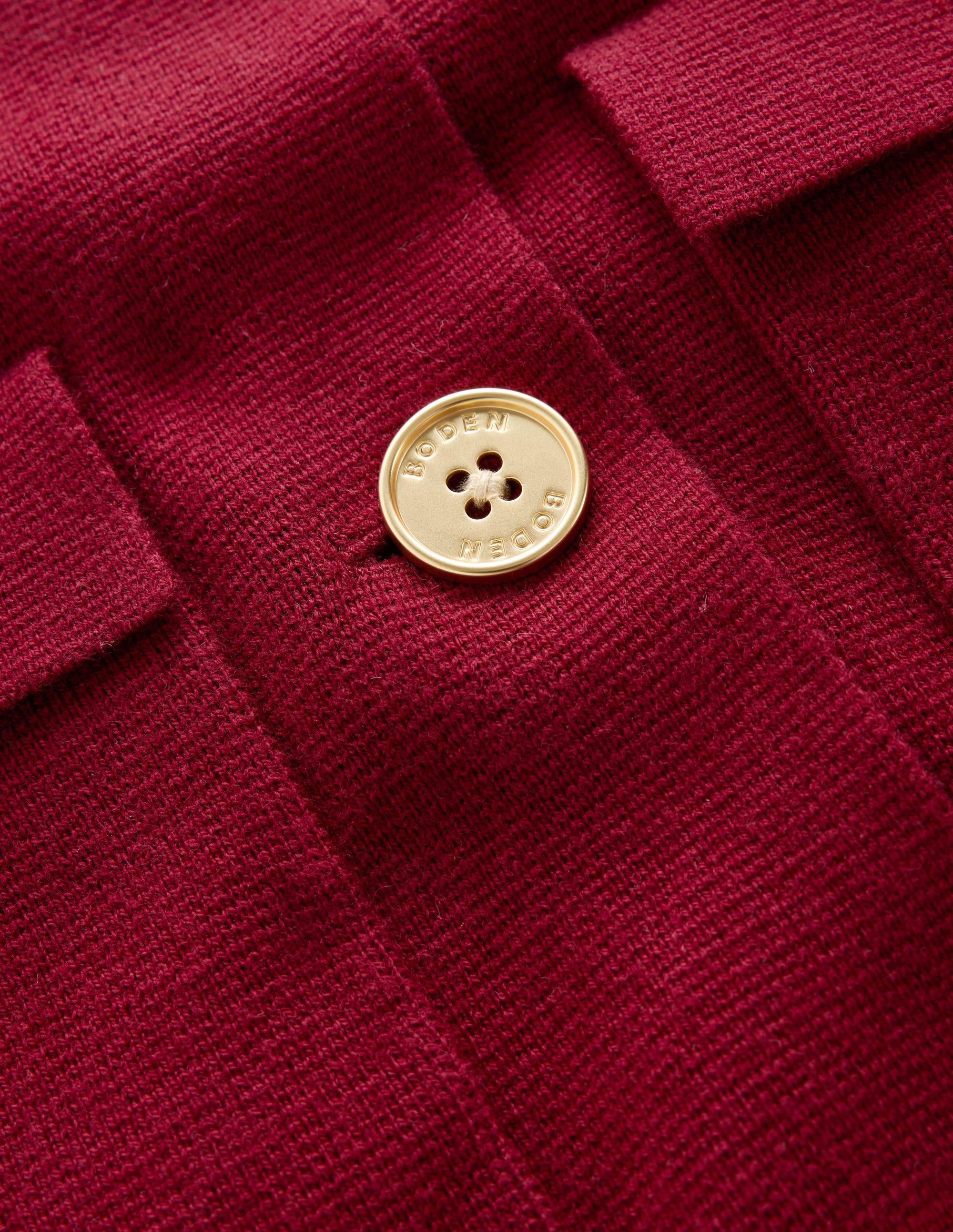 Veste en maille Phoebe à col-Merlot - Image 6