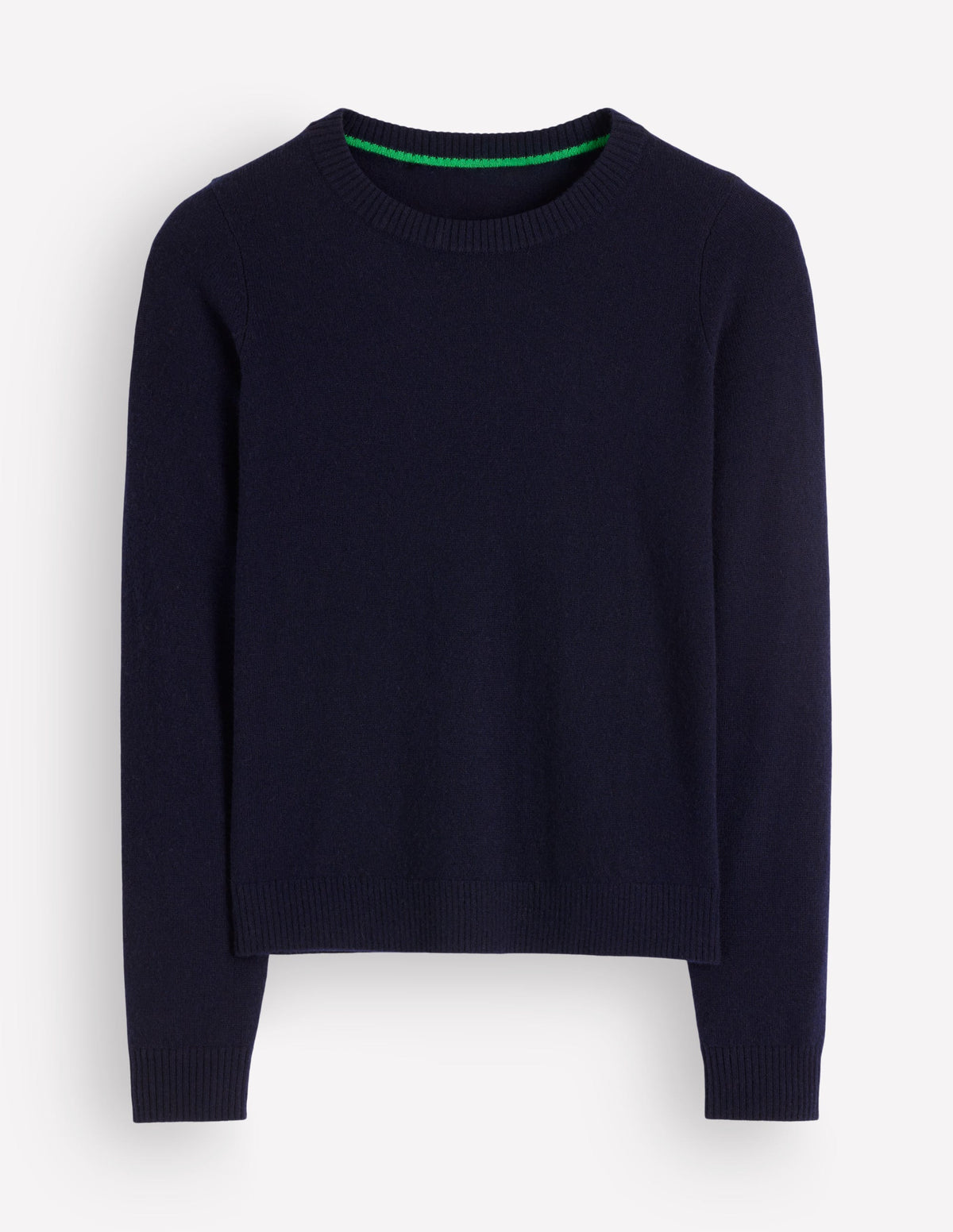 Elsie Cashmere Crew Jumper-Navy-5