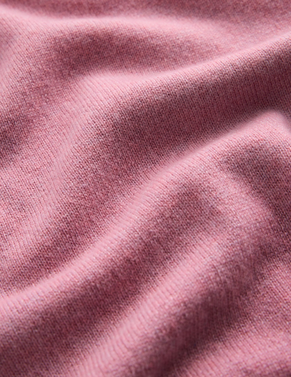 Elsie Kaschmirpullover mit Rundhalsausschnitt-Rosa Heide-5