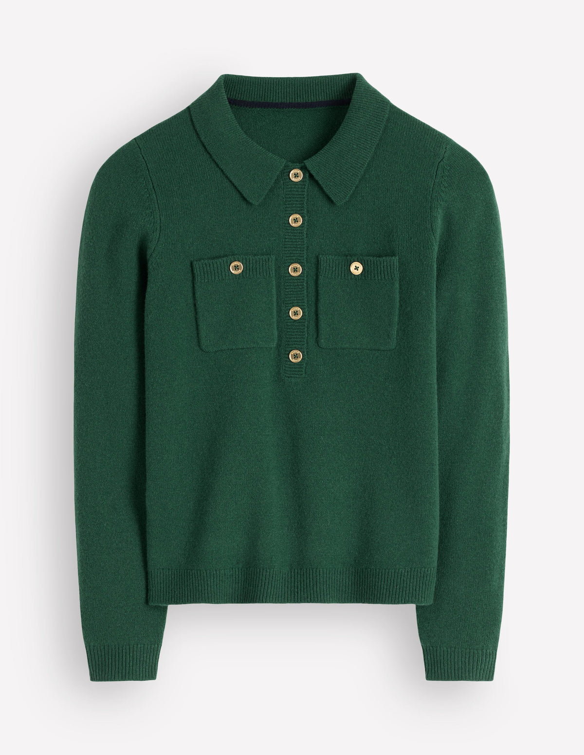 Marianne Pullover aus Merinowolle-Jagdgrün-5