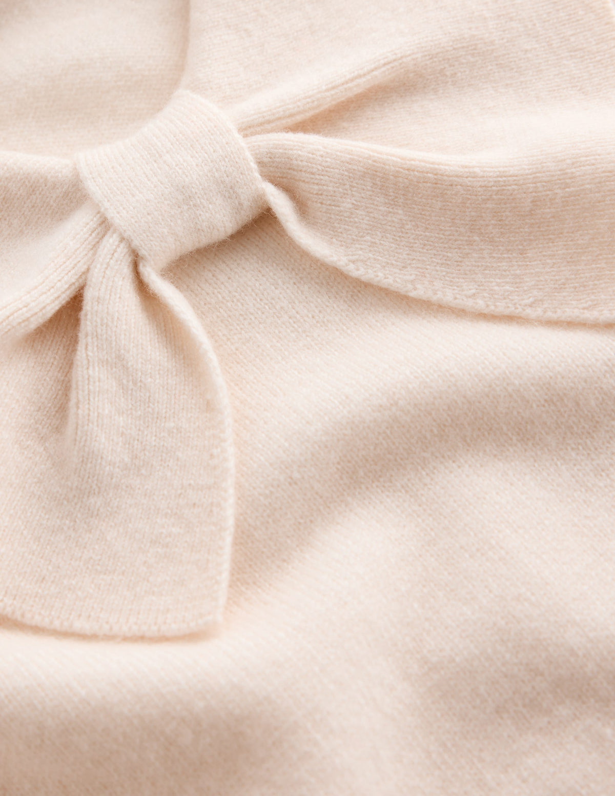 Strickpullover mit Schleife am Ausschnitt-Naturweiß-6