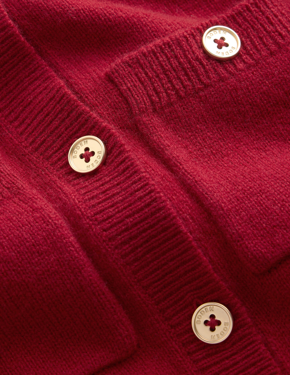 Marianne Strickjacke aus Merinowolle-Purpurrot - Image 6