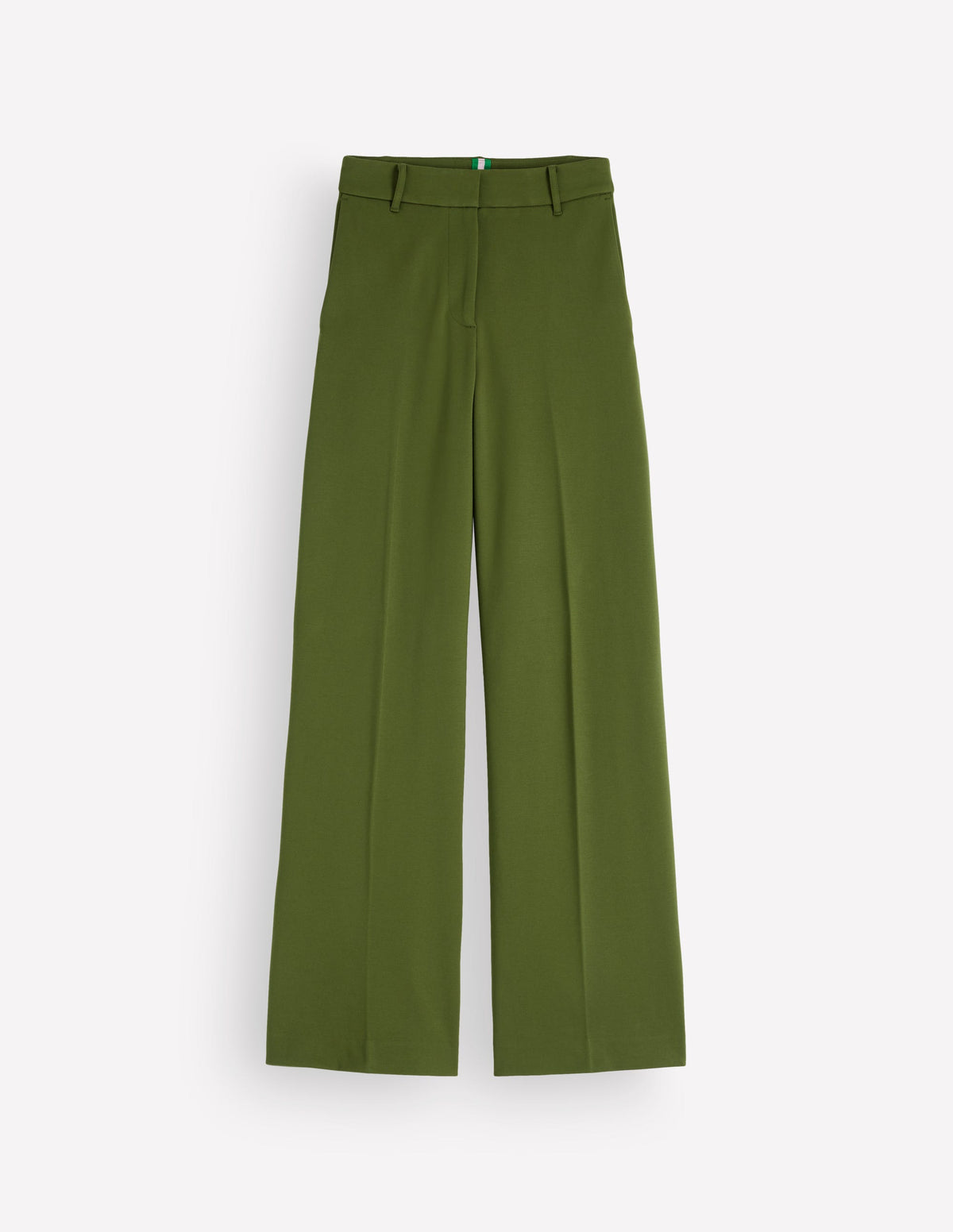 Belgravia Ponte Trousers-Forest Green - Image 5