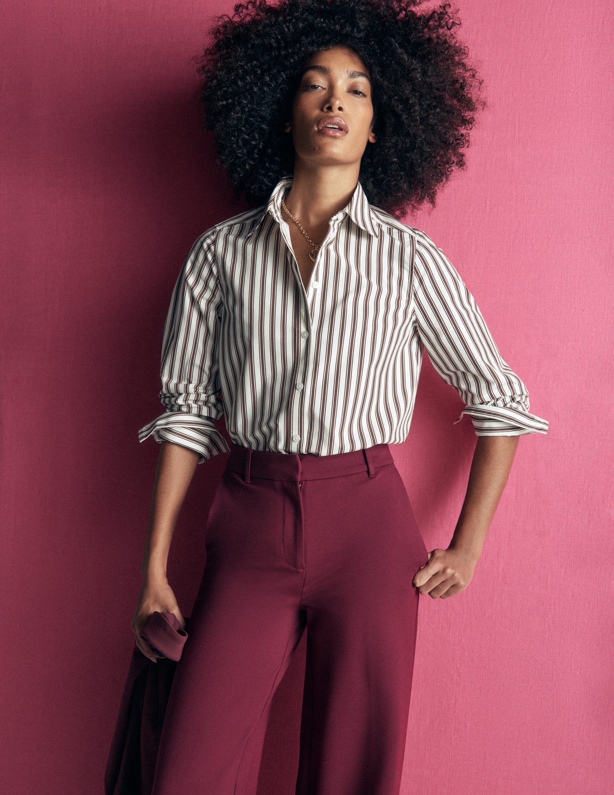 Belgravia Ponte-Hose-Dunkelviolett - Image 1