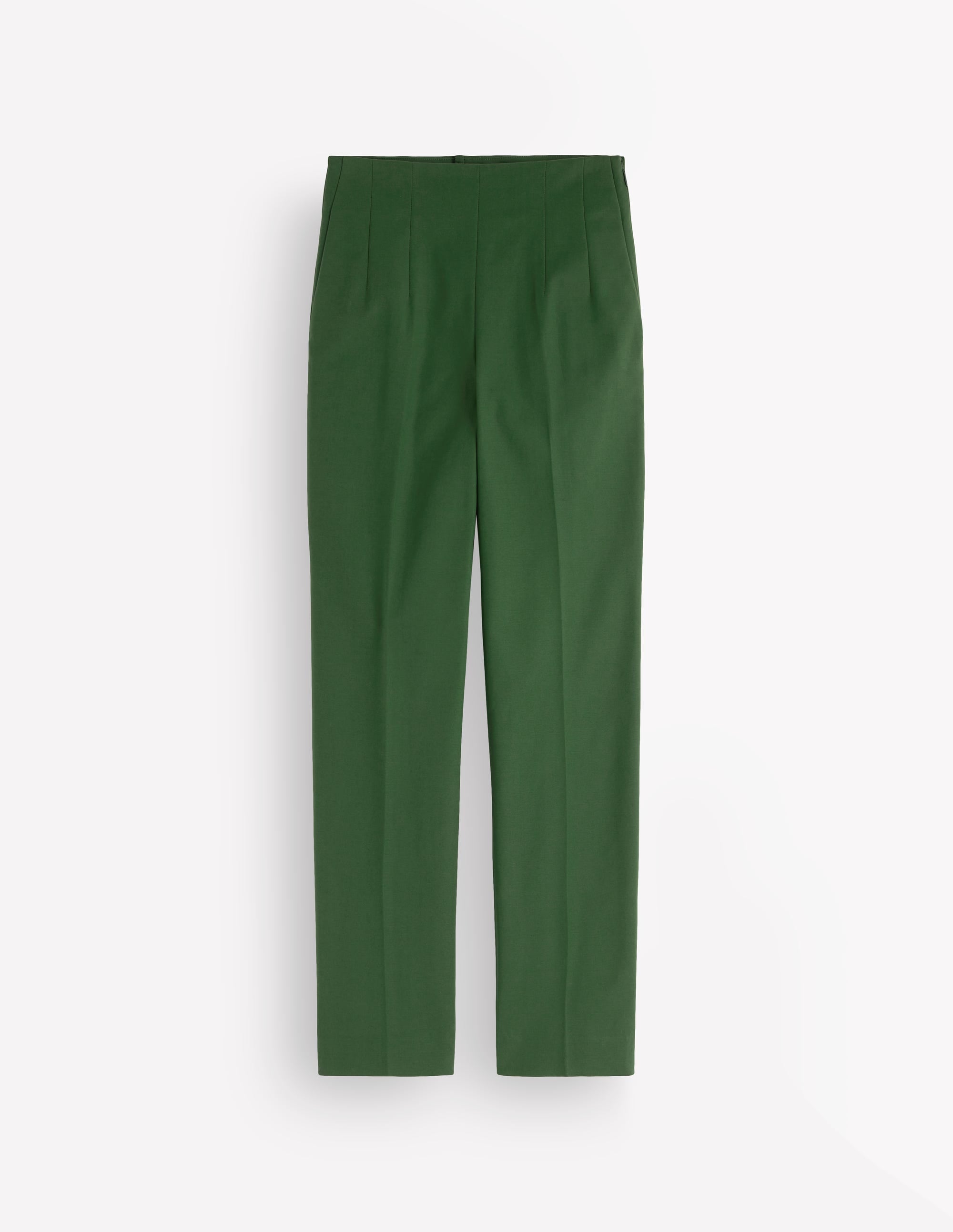 Schmal geschnittene Baumwollhose-Jagdgrün - Image 6