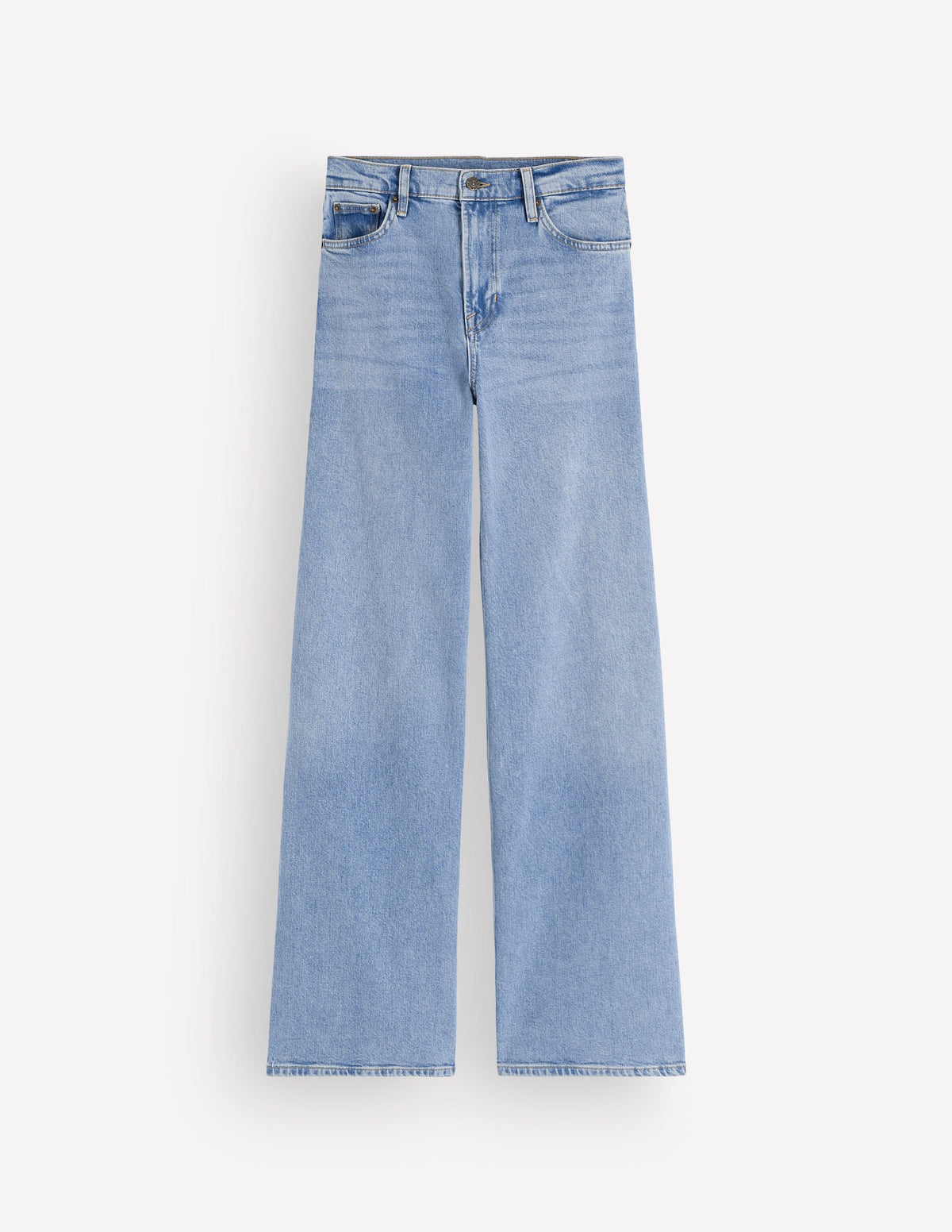 High Rise Wide Leg Jeans-Light Vintage - Image 8